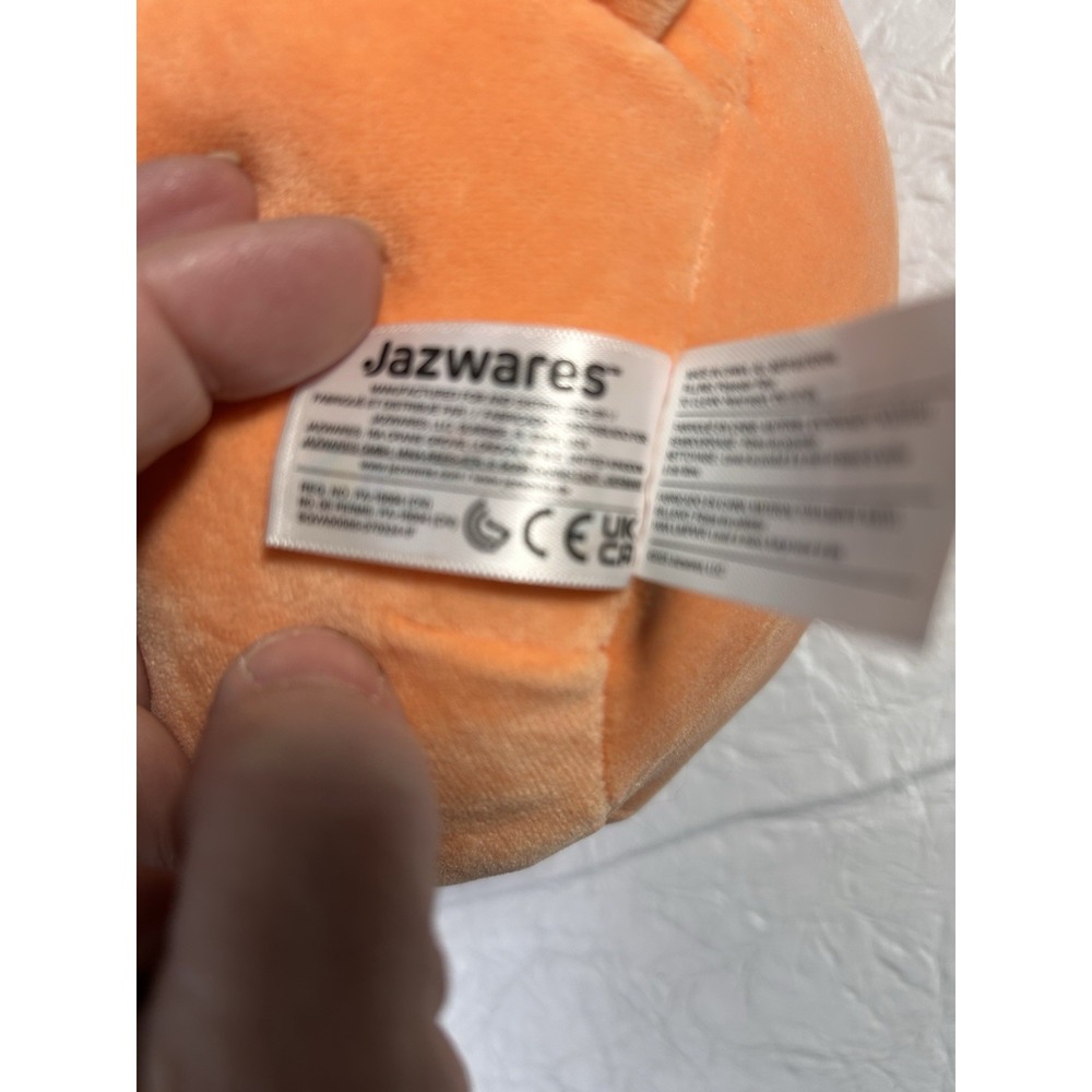 Squishmallows Gigi Cat 8" Tabby 2024 Valentine's Day Blue Fuzzy Heart Plush‎ Toy - Picture 9 of 10